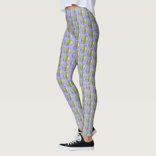 Lupine Painting - Original Flower Art Leggings