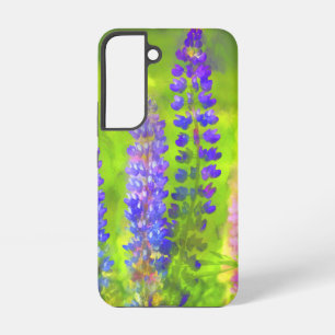 Lupine Painting - Original Flower Art Samsung Galaxy Case