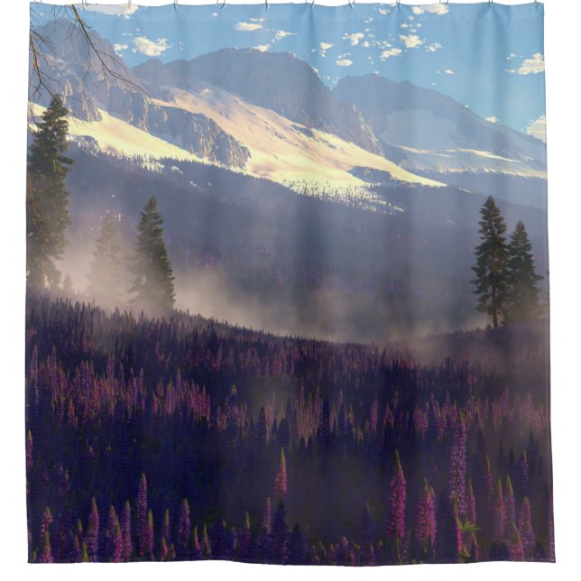 Lupine Vale Shower Curtain (Front)