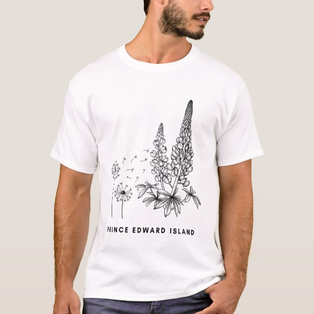 Lupines & Dandelions PEI T-Shirt (Front)