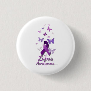 Lupus Awareness 3 Cm Round Badge