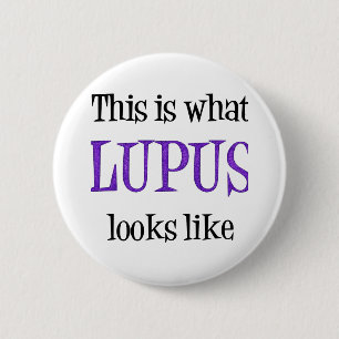 Lupus Awareness 6 Cm Round Badge