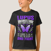 Lupus Awareness Butterfly Wear Purple SLE Autoimmu