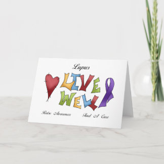 Lupus Awareness Card