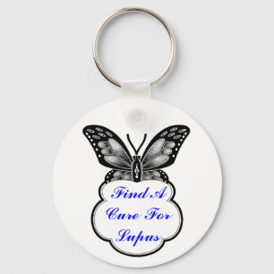 Lupus Awareness Key Ring