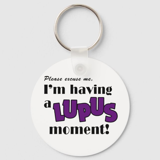 Lupus Awareness Key Ring (Front)