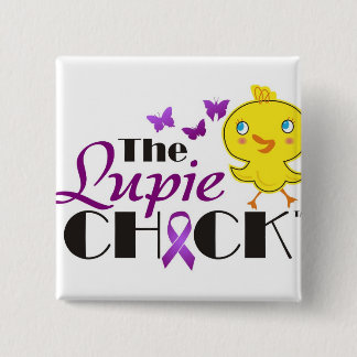 Lupus Awareness Lupie Chick Buttons