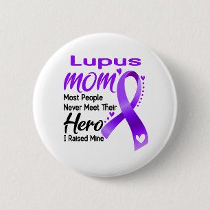 Lupus Awareness Month Ribbon Gifts 6 Cm Round Badge