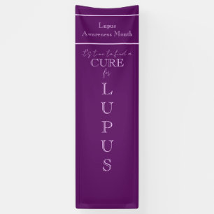 Lupus Awareness Month / Solid Purple Lilac Custom Banner