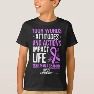 Lupus awareness more than a disability purple T-Shirt