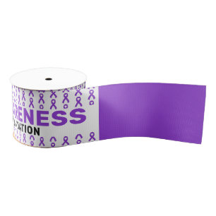 Lupus Awareness Pattern Ribbon Grosgrain Ribbon