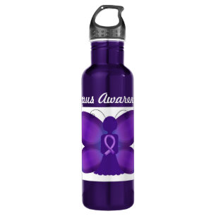 Lupus Awareness purple butterfly fairy 710 Ml Water Bottle