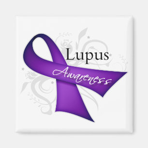 Lupus Awareness Ribbon Magnet