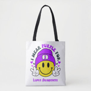 Lupus Awareness Ribbon Support Gifts Tote Bag