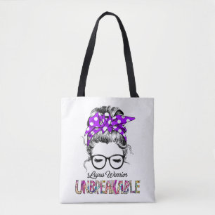 Lupus Awareness Ribbon Support Gifts Tote Bag
