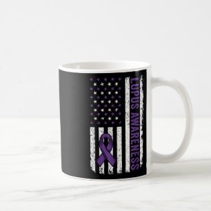 Lupus Awareness Shirt We Wear Purple For Lupus Awa Coffee Mug