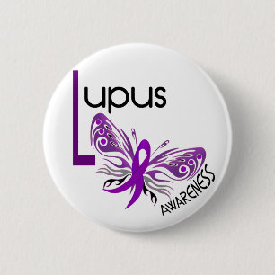 Lupus BUTTERFLY 3.1 6 Cm Round Badge