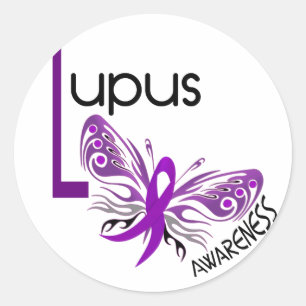 Lupus BUTTERFLY 3.1 Classic Round Sticker