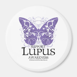 Lupus Butterfly Magnet