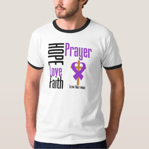 Lupus Hope Love Faith Prayer Cross T-Shirt