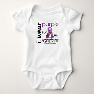 Lupus I WEAR PURPLE FOR MY GRANDMOTHER 43 Baby Bodysuit