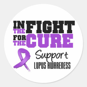 Lupus In The Fight For The Cure Classic Round Sticker