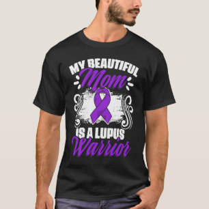 Lupus Mum Warrior Lupus Purple Ribbon Lupus Aware T-Shirt