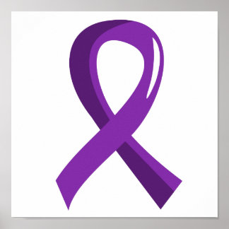 Lupus Purple Ribbon 3 Poster