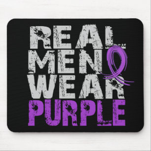Lupus Real Men Wear Purple Mouse Pad