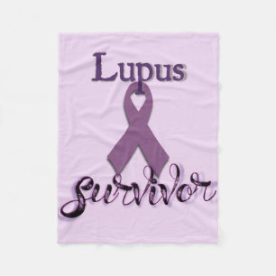 Lupus Survivor Fleece Blanket