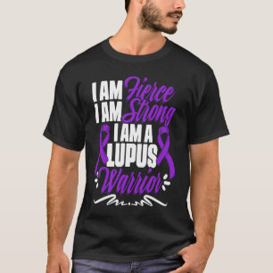 Lupus Warrior Lupus Purple Ribbon Lupus Awareness T-Shirt