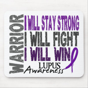 Lupus Warrior Mouse Pad