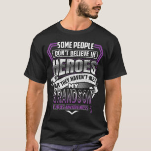 Lupus Warrior Purple Awareness Ribbon Proud Of My T-Shirt