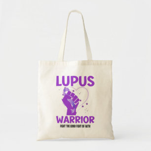 LUPUS WARRIOR Purple Raising Awareness Month Tote Bag