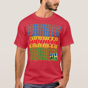 Luquillo Cascade text 3 T-Shirt