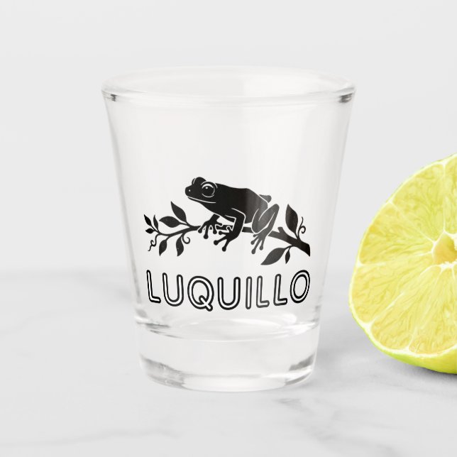 Luquillo, Puerto Rico Shot Glass (Front)