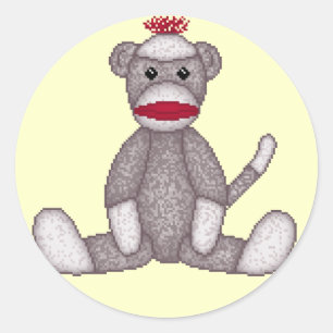 Lura's Sock Monkey Stickers