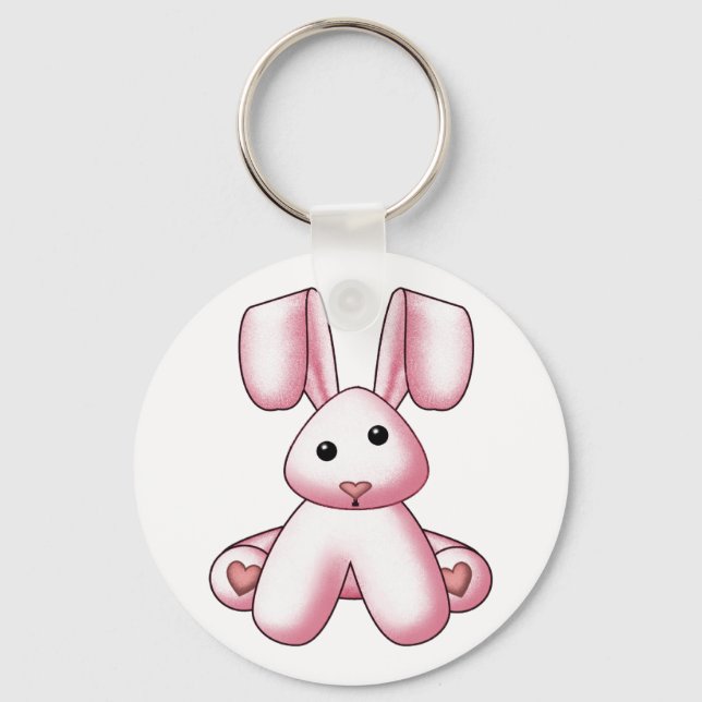Lura's Stuffed Bunny 4 Key Ring (Front)
