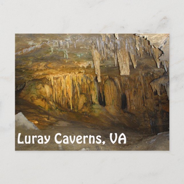 Luray Caverns, VA Postcard (Front)
