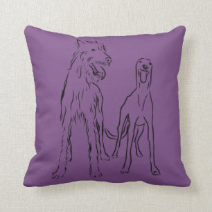 Lurcher and Co Cushion