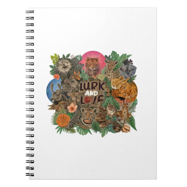 lurk and love notebook (Front)
