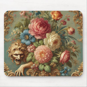 Lurking in Luxury – Gothic Floral Design Mouse Pad