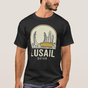 Lusail, Qatar: Futuristic City Skyline T-Shirt