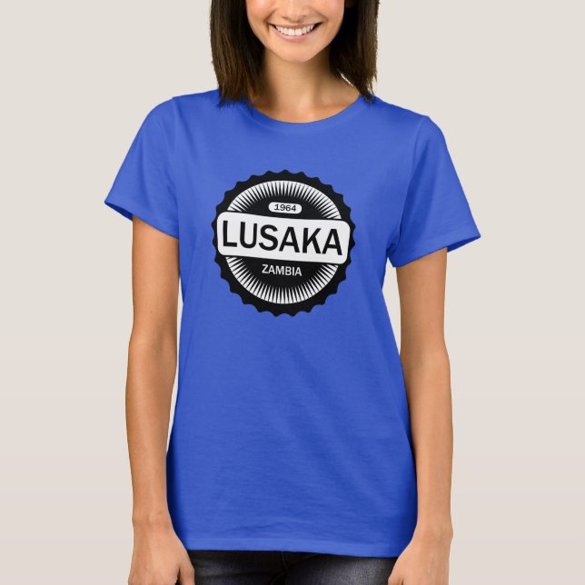Lusaka Zambia since 1964 T-Shirt (Front)