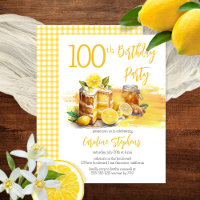 Luscious Lemon Cake | Ice Tea 100th Birthday Party