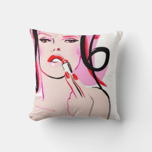 Luscious Lips 2 Sided Pillow