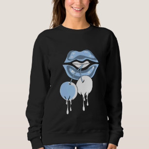 Luscious Lips Dripping Sneaker Match 4 University Sweatshirt