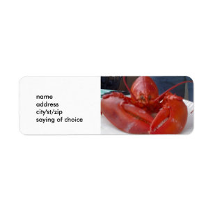 LUSCIOUS LOBSTER LABELS