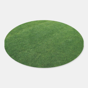 Luscious Turf Oval Sticker