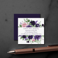 Lush Blossoms | Purple and Pink Roses Reception